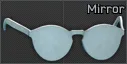 Mirror glasses (White)