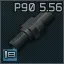 FN P90 CMMG 5.56x45 muzzle device adapter