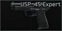 USP .45 Expert
Цена обвесов: 45 734₽ USP .45 Expert