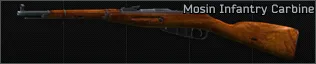 Mosin Infantry Carbine
Цена обвесов: 9 456₽ Mosin Infantry Carbine