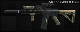 M4A1 SOPMOD II Flash
Цена обвесов: 277 697₽ M4A1 SOPMOD II Flash