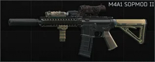 M4A1 SOPMOD II
Цена обвесов: 257 650₽ M4A1 SOPMOD II