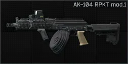 AK-104 RPKT mod.1
Цена обвесов: 193 590₽ AK-104 RPKT mod.1