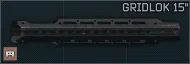 Цевье Strike Industries "Gridlok" длиной 15 дюймов для AR-15