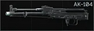 Автомат Калашникова АК-104 7.62x39 (без обвесов)