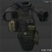 Чехол для бронеплит First Spear "Siege-R Optimized M.A.S.S." (Black Division)