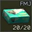 Пачка патронов 9.3x64мм FMJ (20 штук)