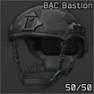 BAC Bastion Helmet Ballistic Armor Co Black Standart BAC Bastion Helmet Ballistic Armor Co Black Standart