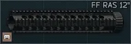 Цевье KAC "Free Float Rifle RAS" длиной 12 дюймов для AR-15